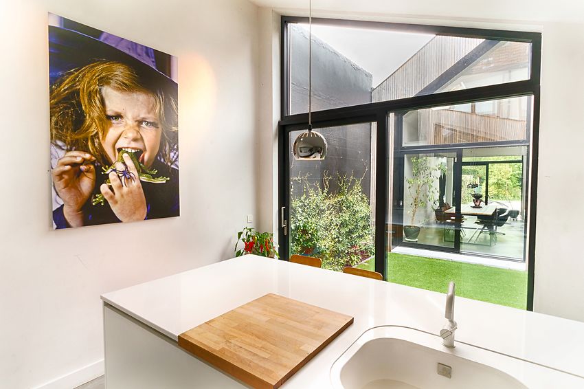 Totaalrenovatie patiowoning Merelbeke