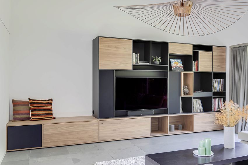Wandmeubel met zitbank Merelbeke